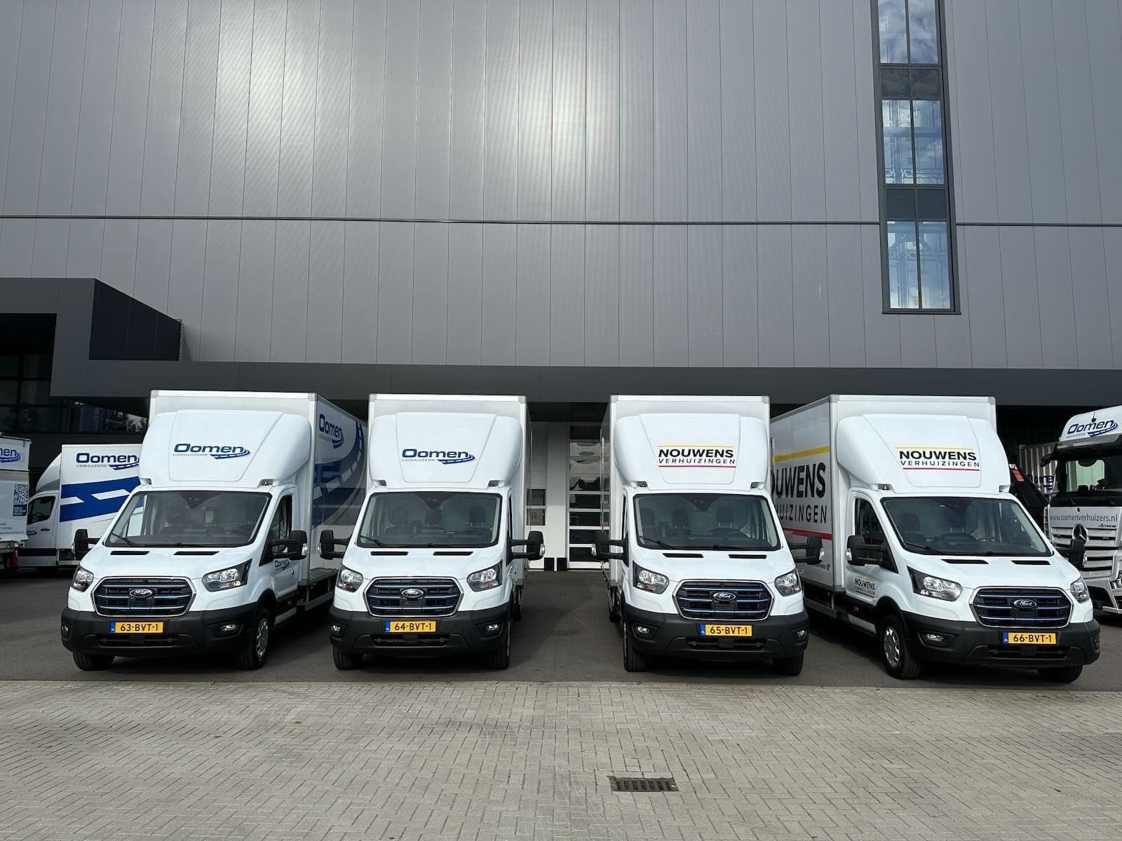 Ford e-Transit bakwagens in gebruik genomen