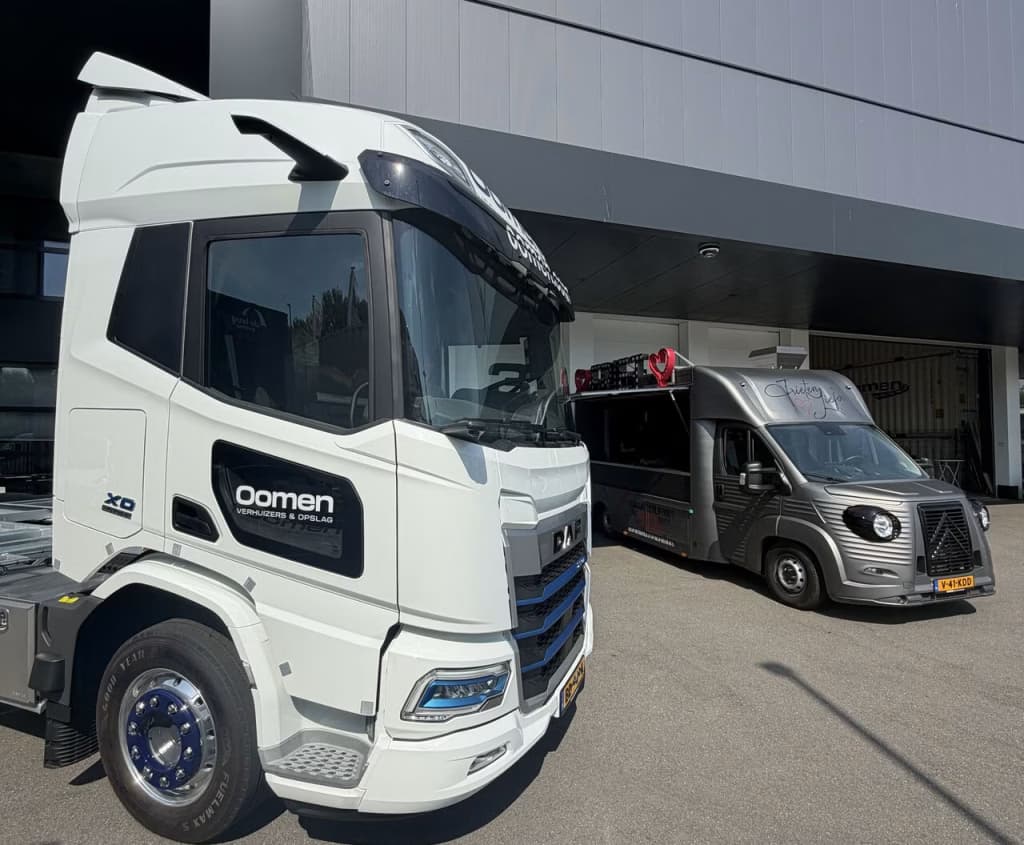 Nieuwe elektrische DAF-verhuiswagen van Oomen