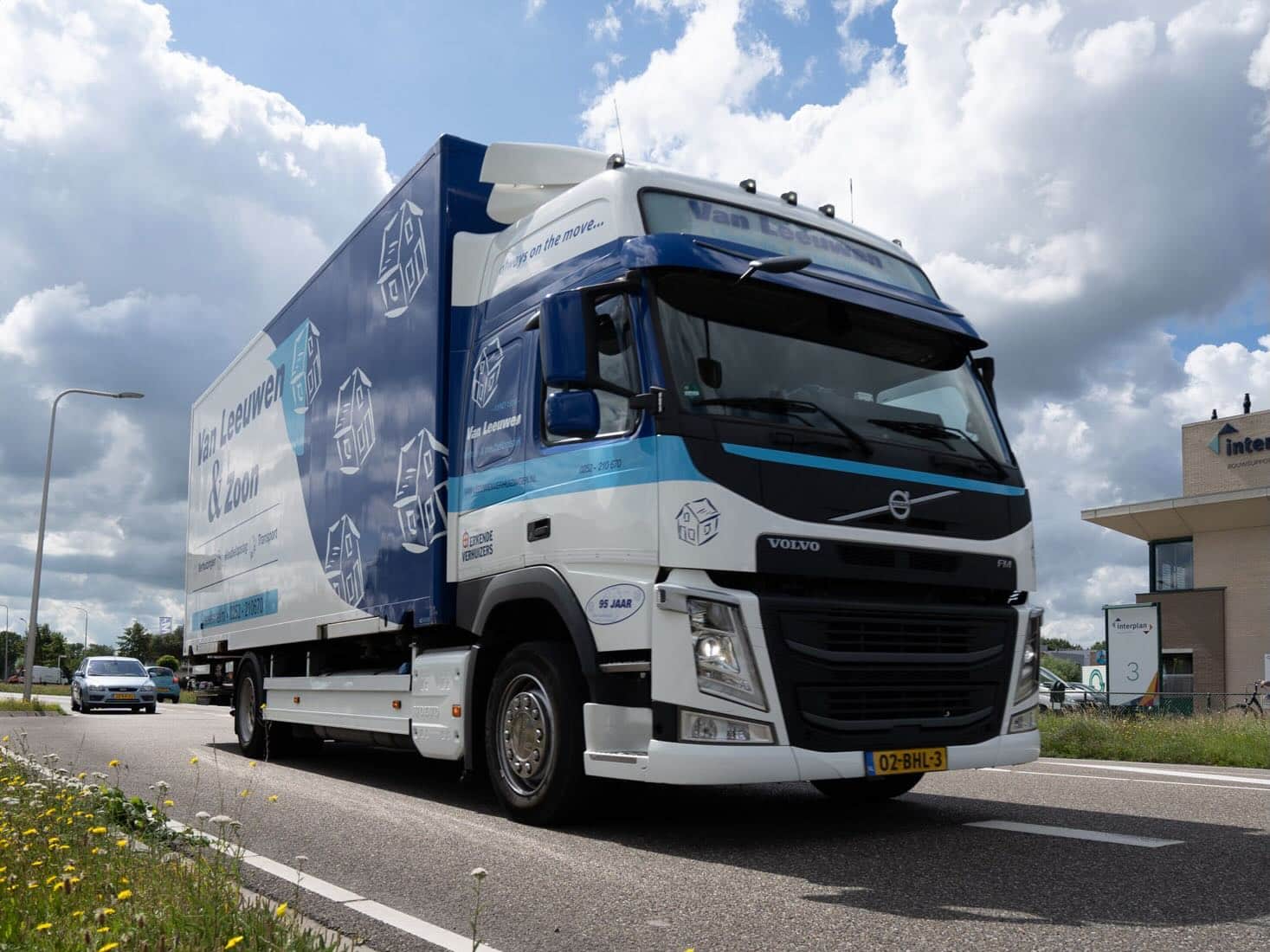 Vrachtwagen van Van Leeuwen uit Sassenheim