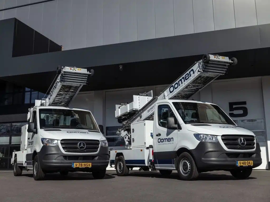 Oomen Verhuizers breidt liftwagenpark uit met hybride verhuisliften